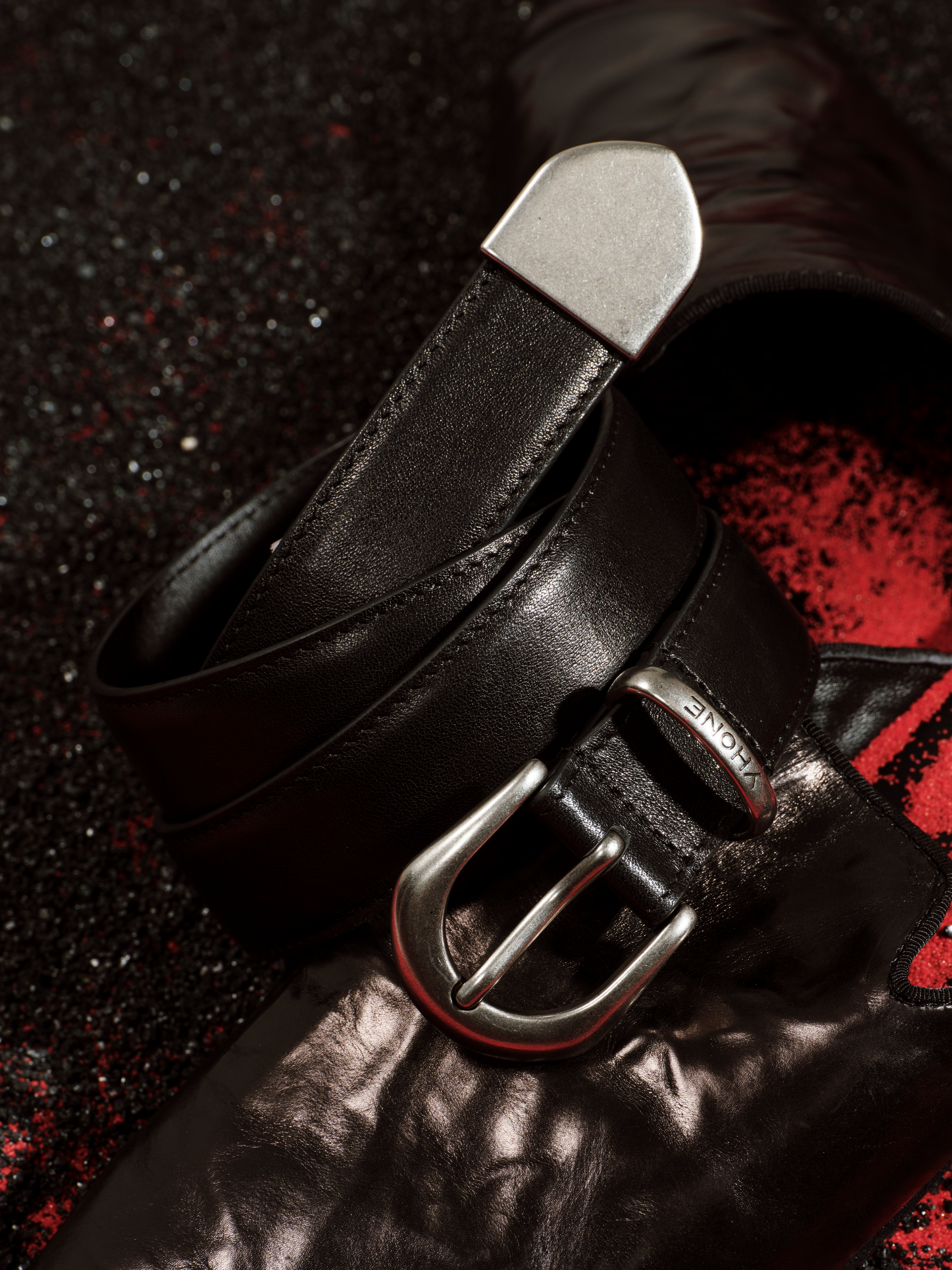 Silver Buckle Belt - YHONE