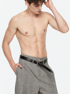 Silver Buckle Belt - YHONE